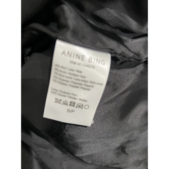 Anine Bing Samone Blue Plaid Jacket - Picture 5 of 5